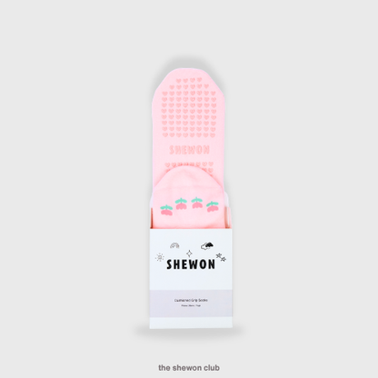 Dreamy Tulip Ballet Pilates Grip Socks