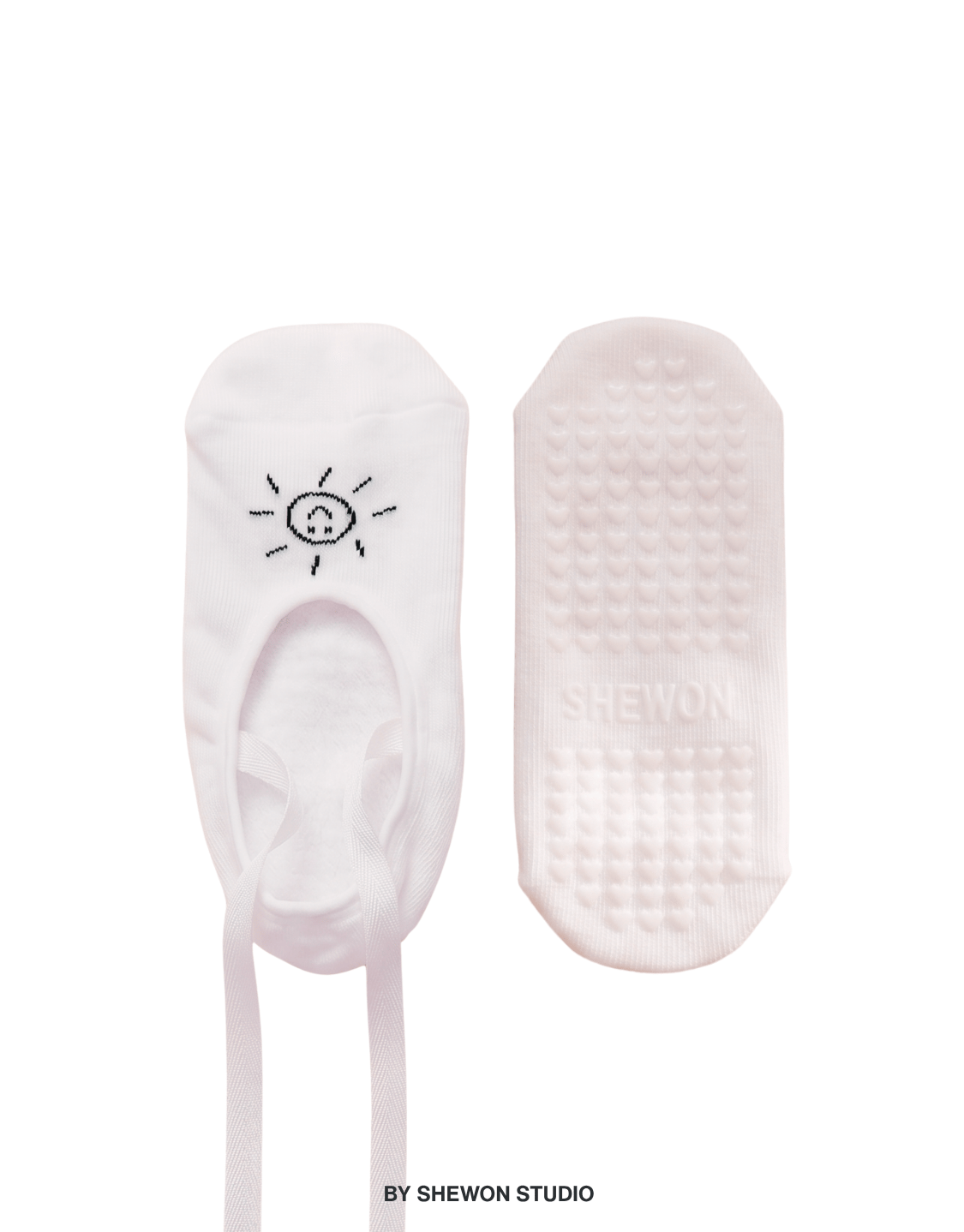 Olivia Pilates Grip Socks Long Strap