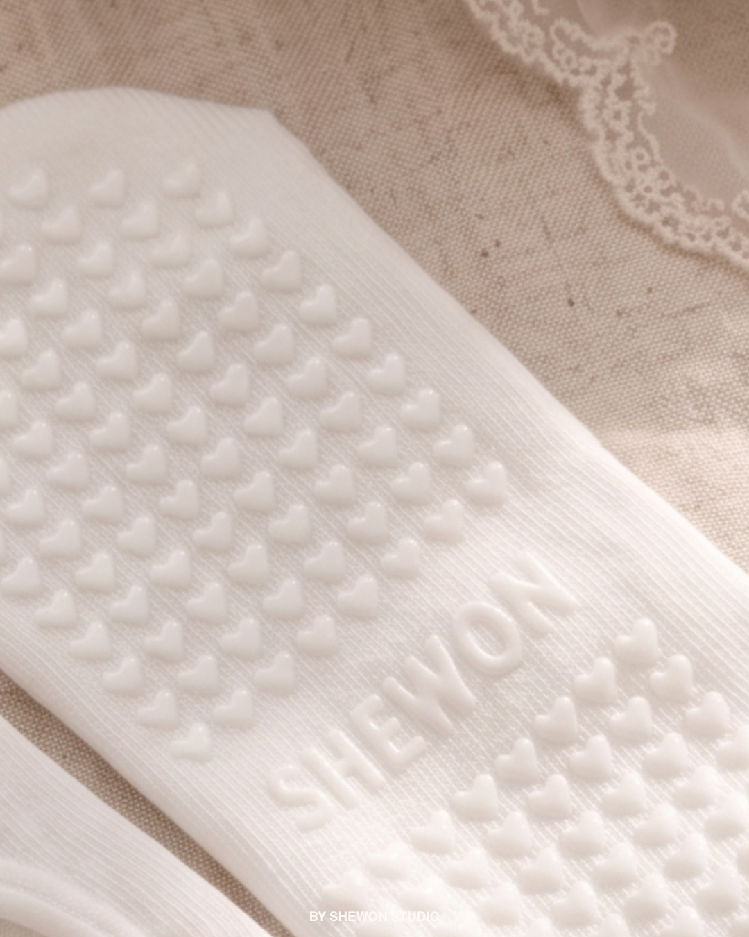 Olivia Pilates Grip Socks Long Strap