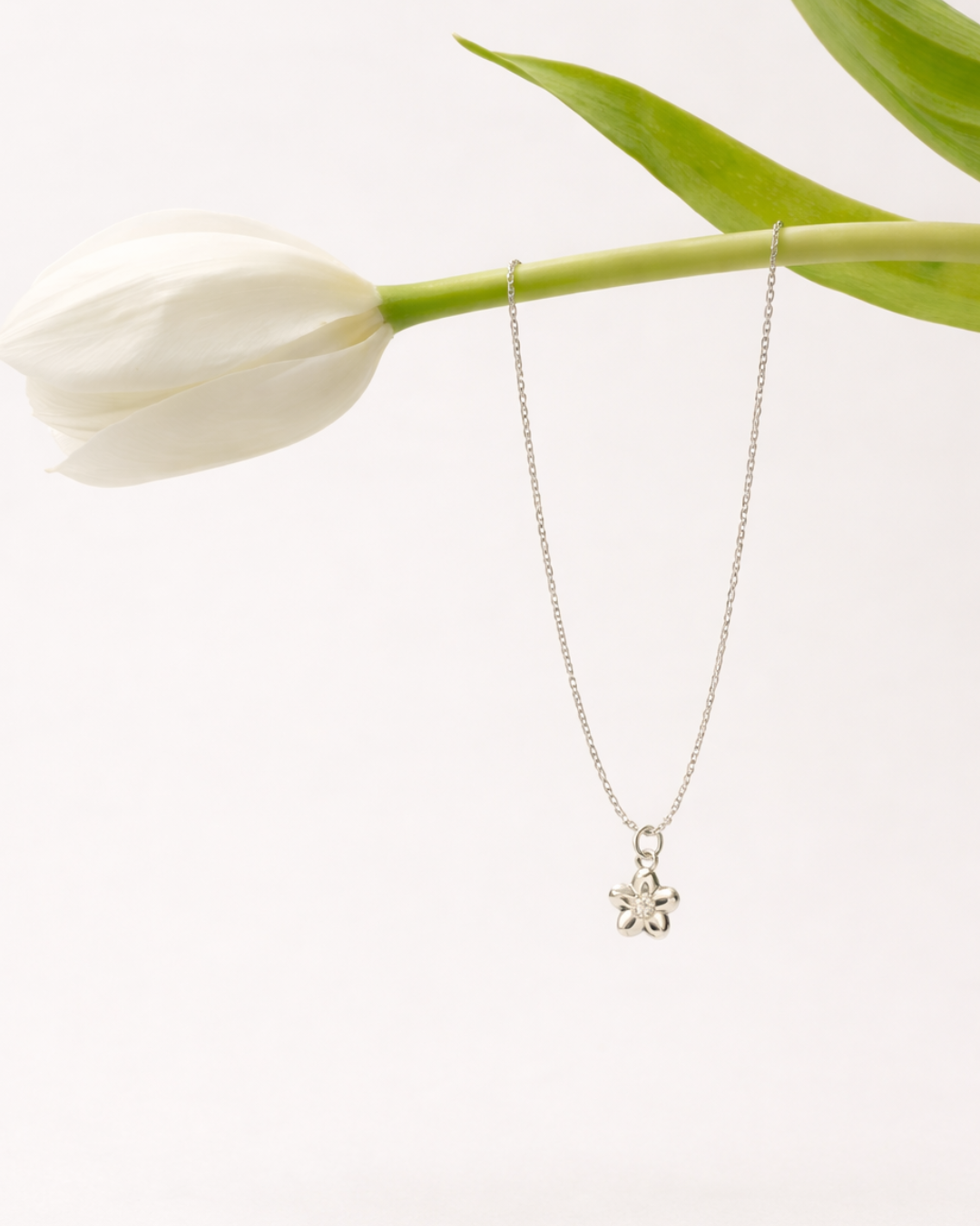 Paper Blossom floral necklace from The Shewon Club